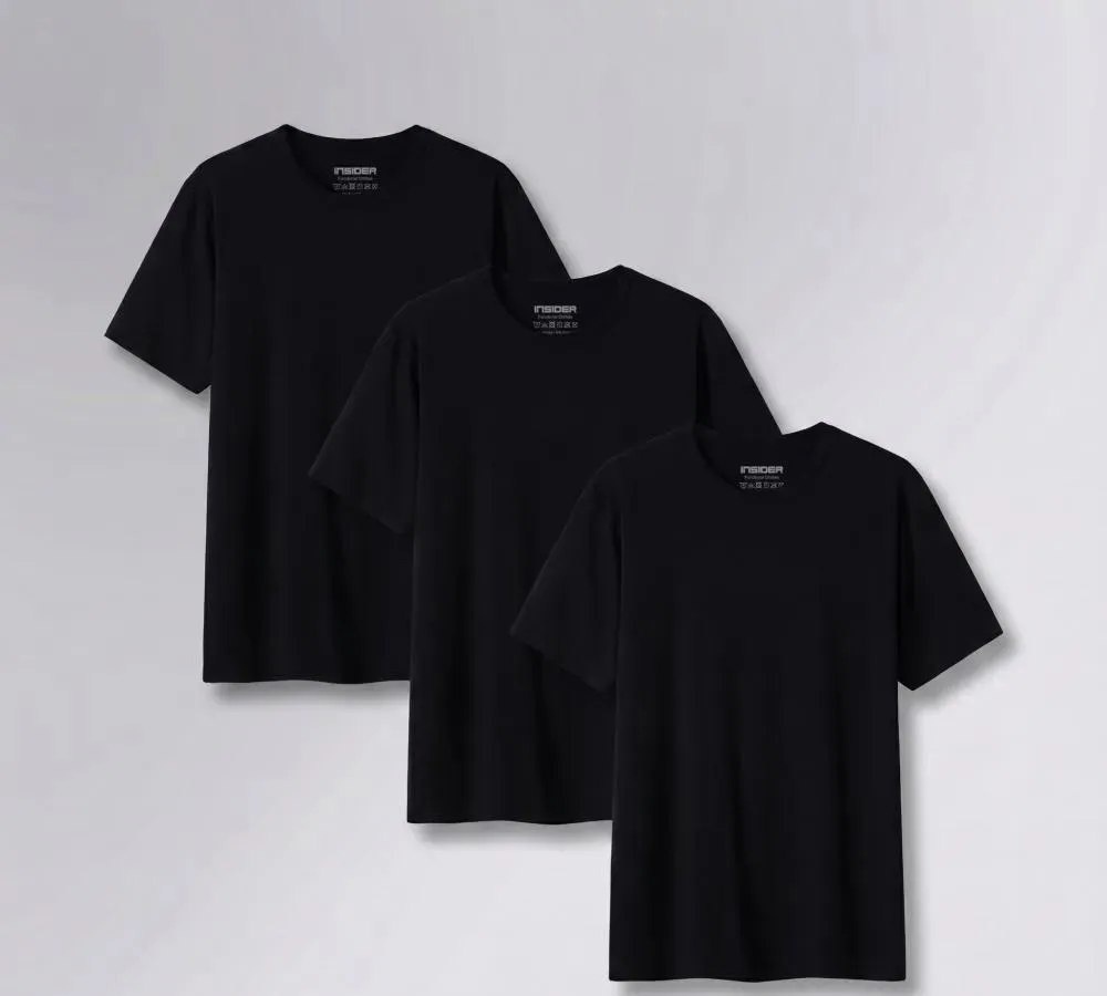 Kit 3 Camisetas Light Insider