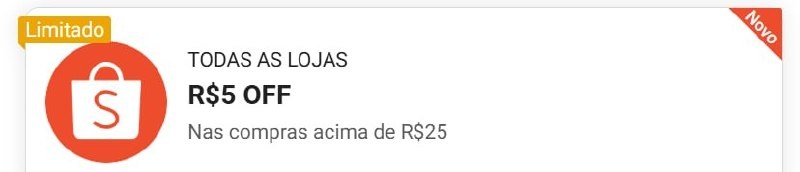 NOVO CUPOM SHOPEE