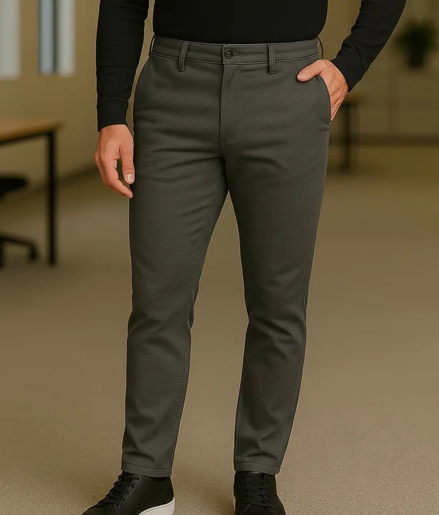 Calça Sarja Masculina Alfaiataria Sport Fino Bolso Faca