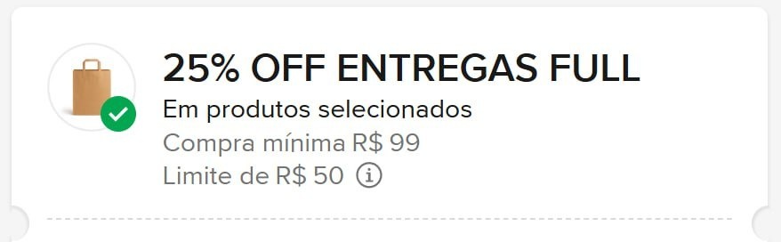 CUPOM ML ESGOTANDO