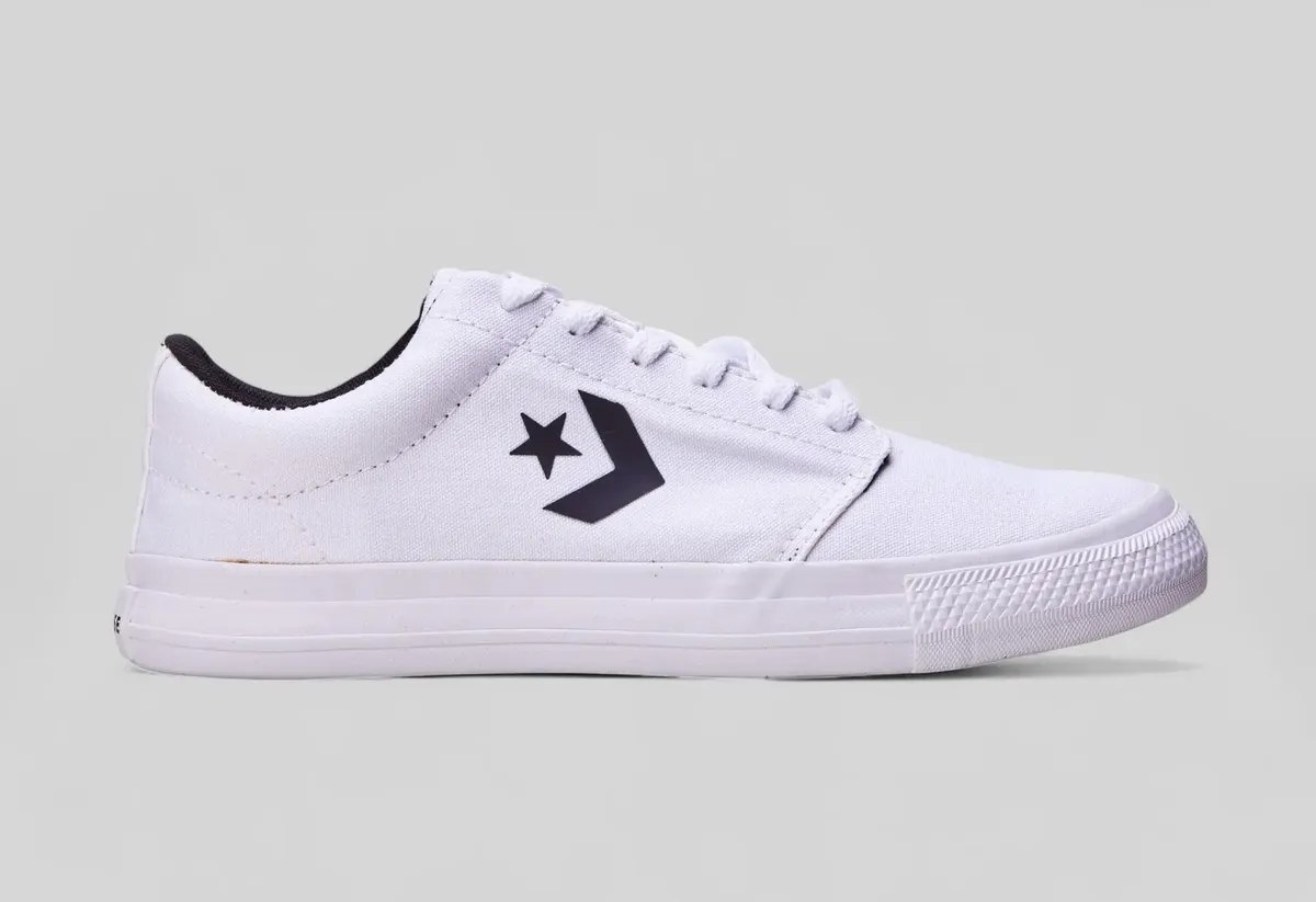Converse Sem Gênero Lisa Largo Day One Ct0668 Curto Tecido