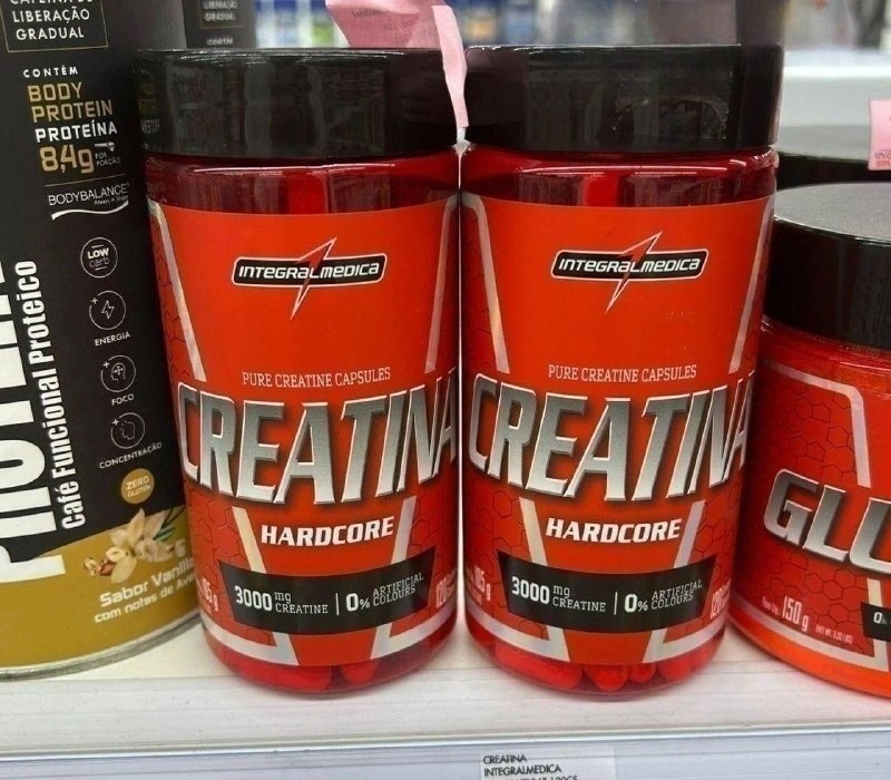 Creatina Hardcore 120 Cápsulas Integralmedica