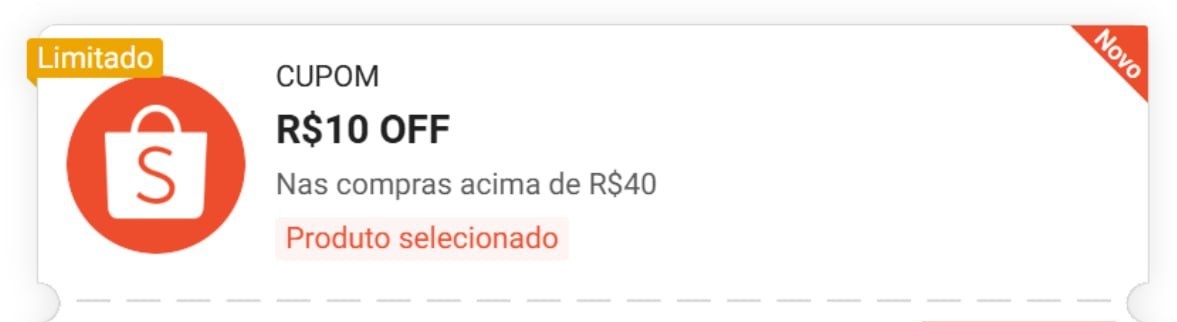 NOVO CUPOM SHOPEE