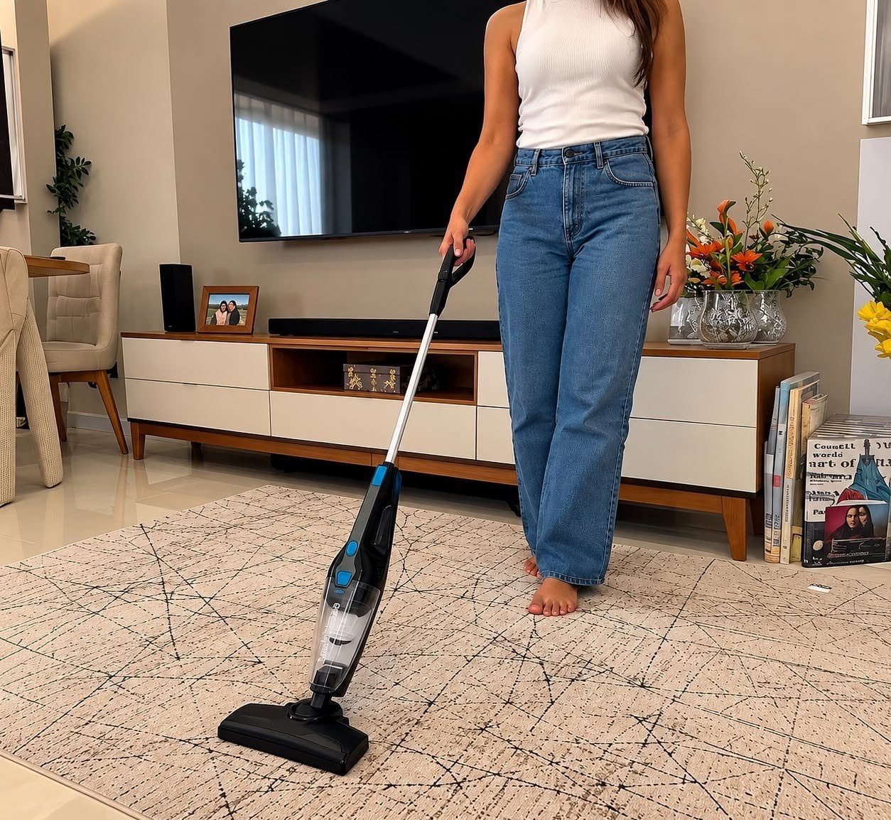 Aspirador de Pó Midea 1350W 2 em 1