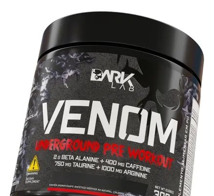 Pré-Treino Venom Underground 300g Mango Loko Dark Lab