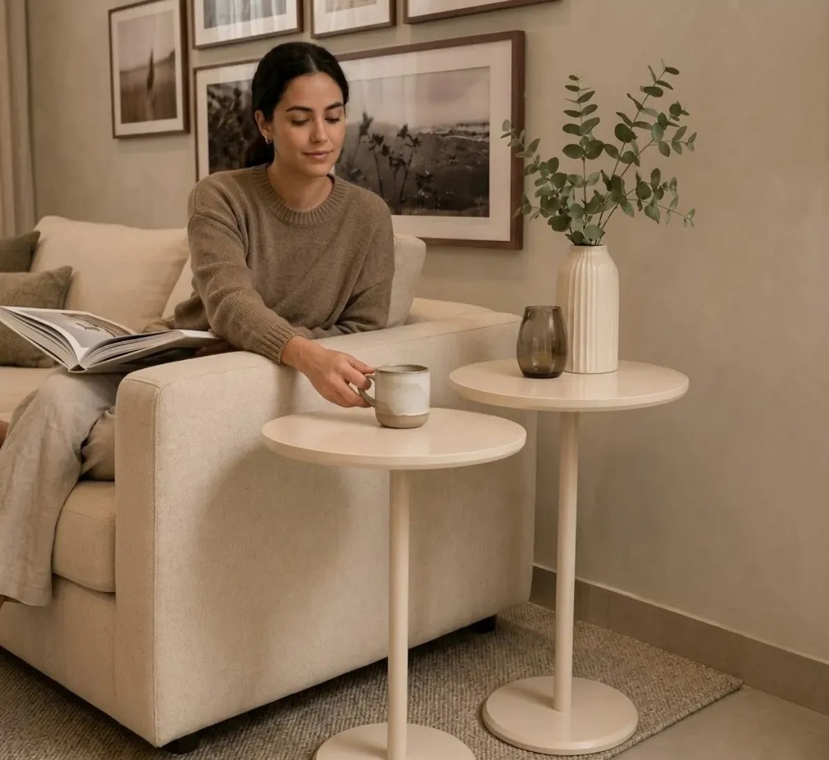 Conjunto Mesa Dupla Madeira Alto Padrão
