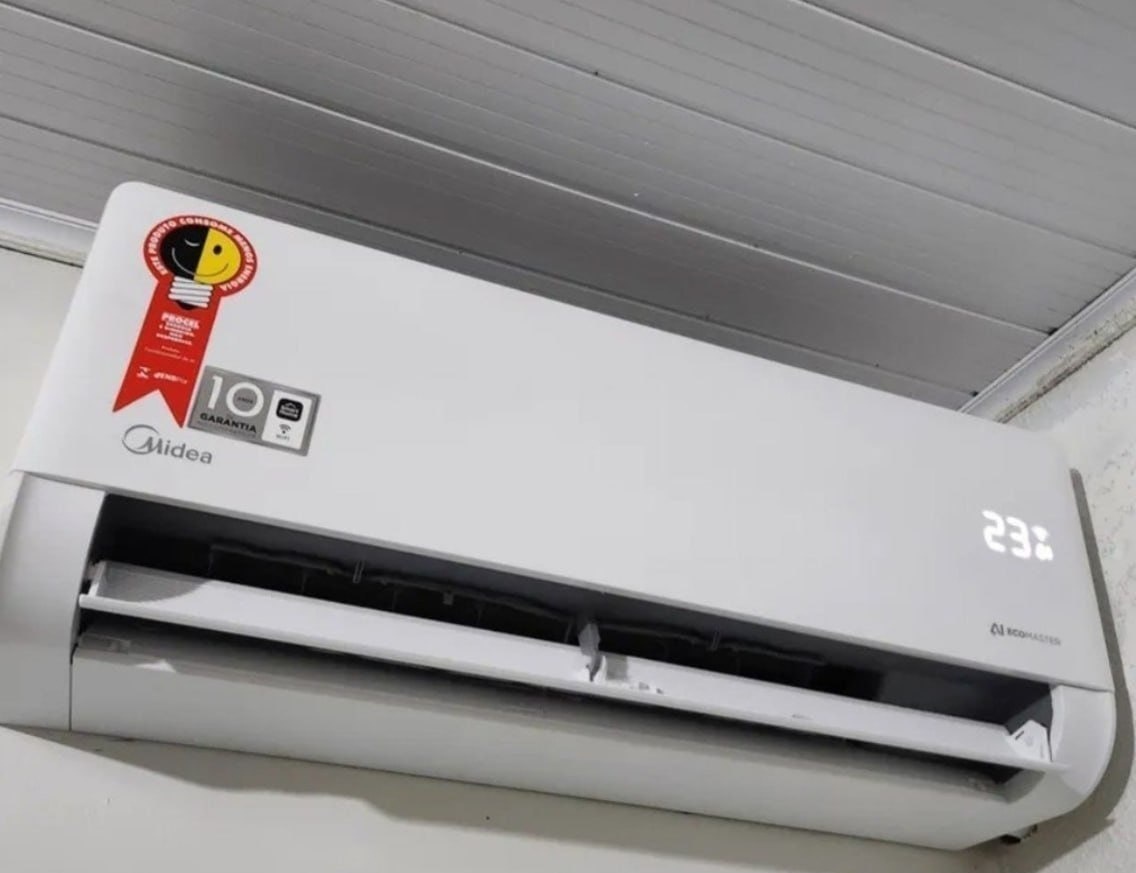 Ar Condicionado Split Inverter Hi Wall Midea IA Ecomaster 12.000 BTUs Frio 220V