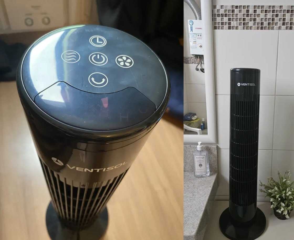 VENTA FORTE E NÃO TOMA CONTA DA SALA
