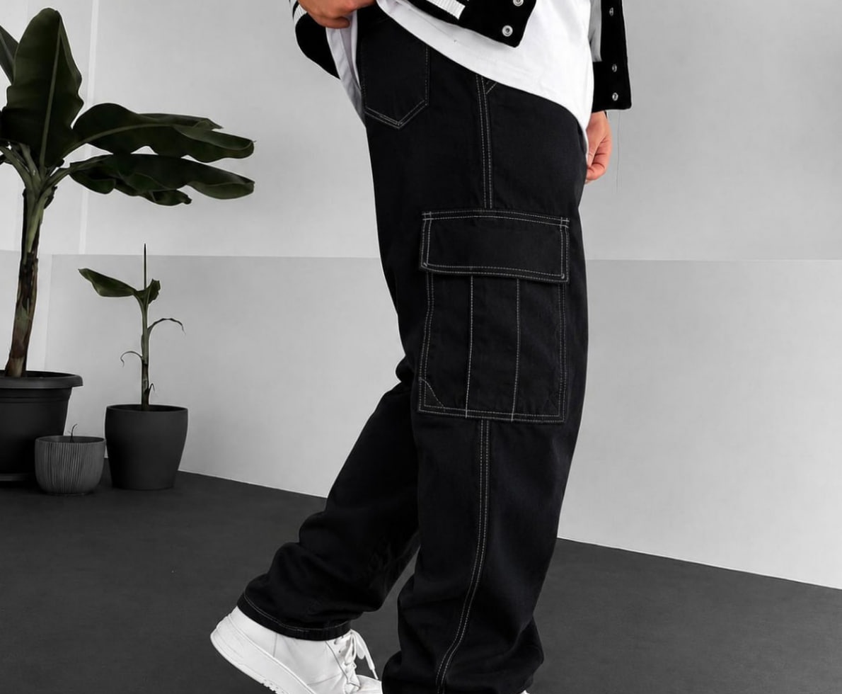 Calça Cargo Básica Sarja várias cores