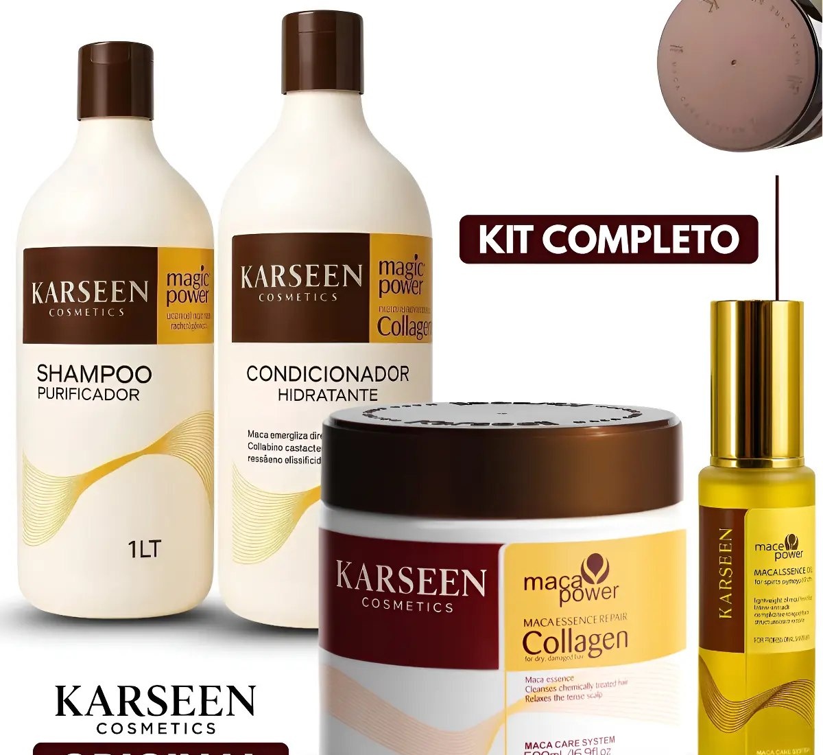 KIT COMPLETO RPA CUIDAR DO SEU CABELO
