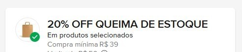 NOVO CUPOM MERCADO LIVRE