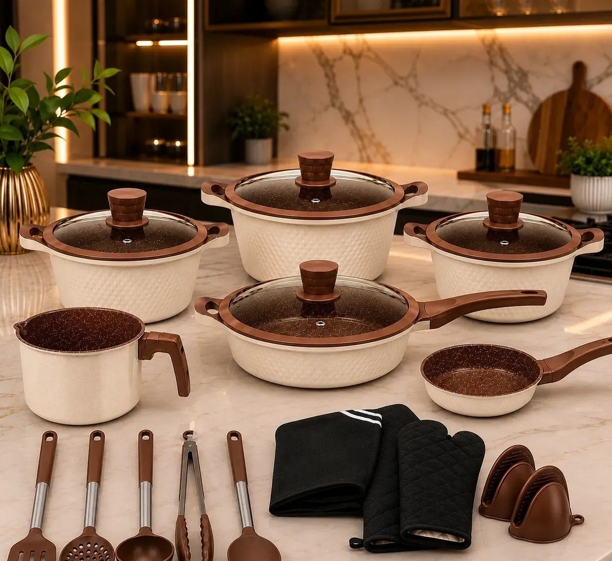 PANELA BONITA ATÉ DÁ VONTADE DE COZINHAR