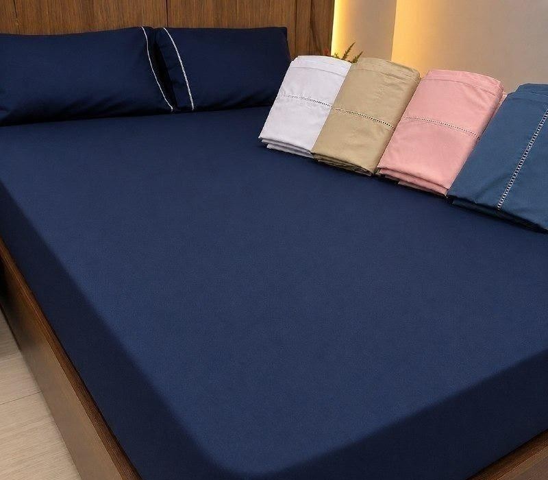 Jogo de Lençol 3 Peças 400 Fios Cama Casal
