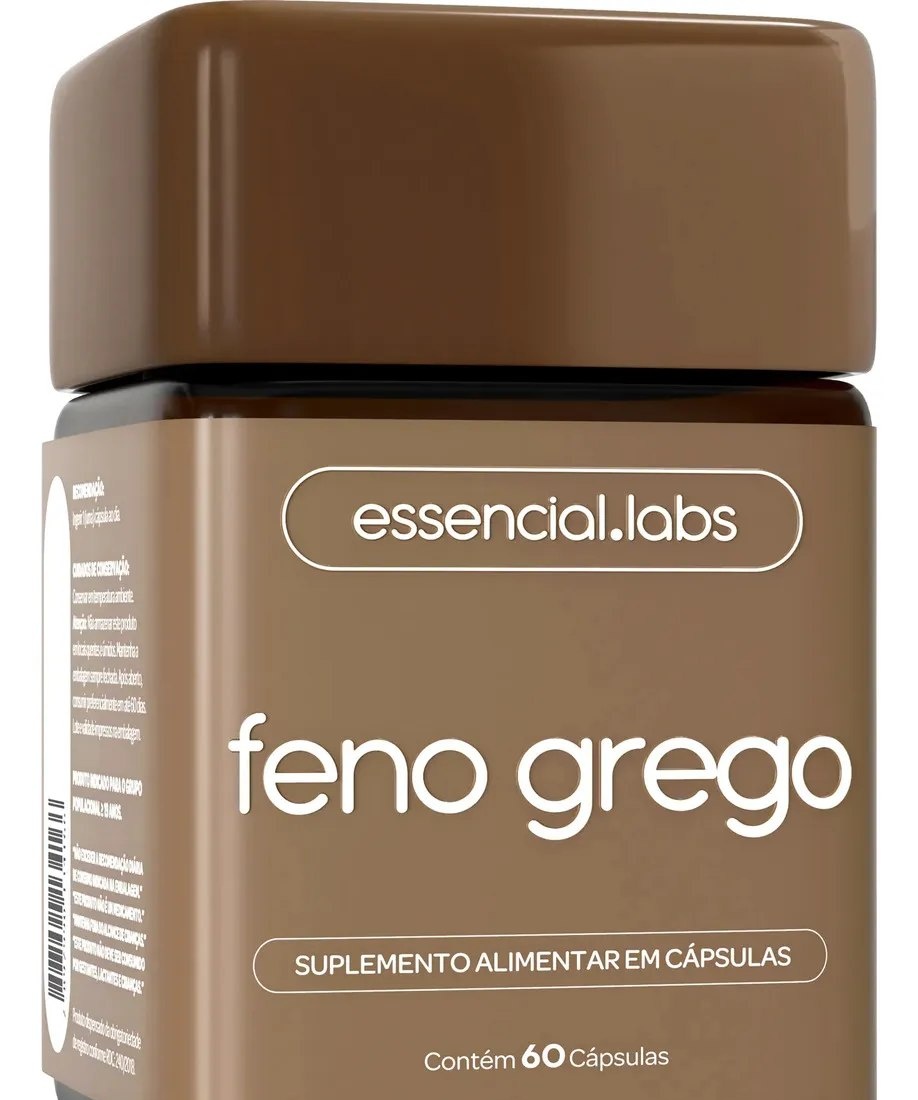 Feno Grego 450mg Fórmula Avançada com Máxima Concentração e Pureza 60 Cápsulas