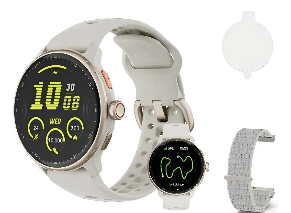 Relógio Inteligente Gps Smartwatch Amoled 3atm