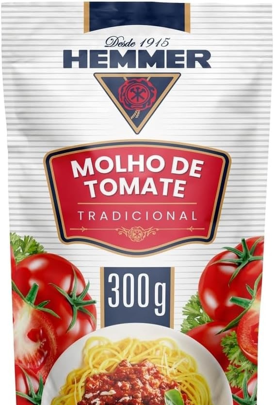 Hemmer Molho De Tomate Tradicional 300g