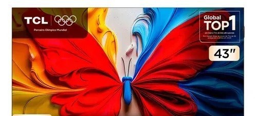 Smart Tv Tcl 43 Polegadas 43s5k Fhd Qled Hdr10 Google Tv