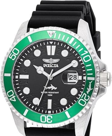 INVICTA Mostrador masculino Pro Diver 43 mm, aço inoxidável, dourado, preto, quartzo PC32
