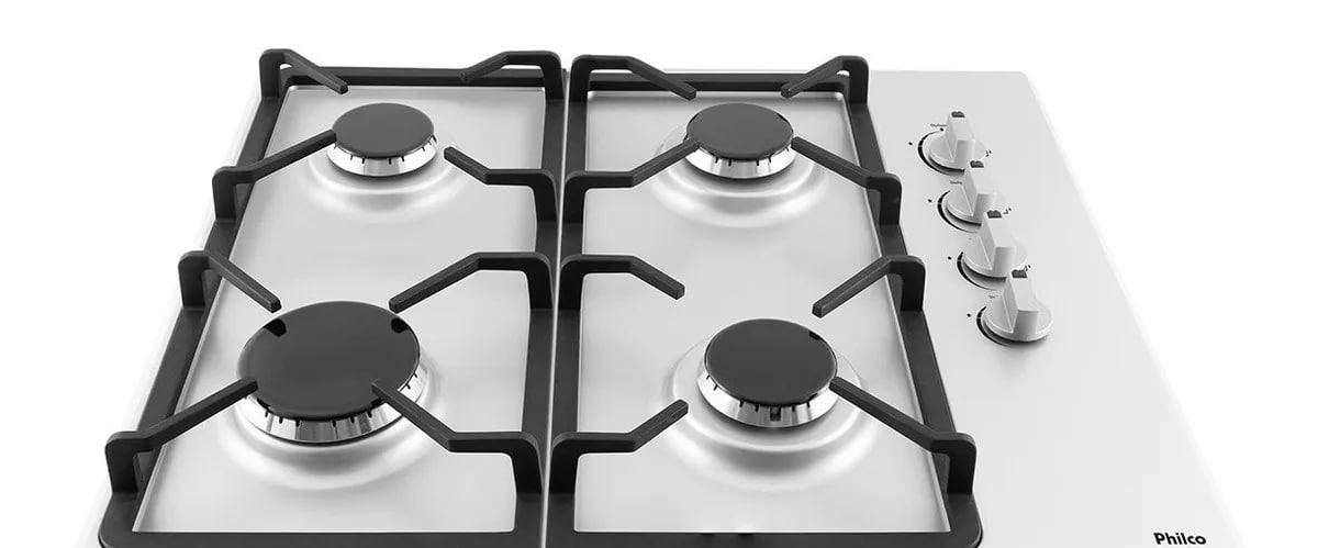 Cooktop 4 Bocas A Gás Automático Inox Philco PCT04I