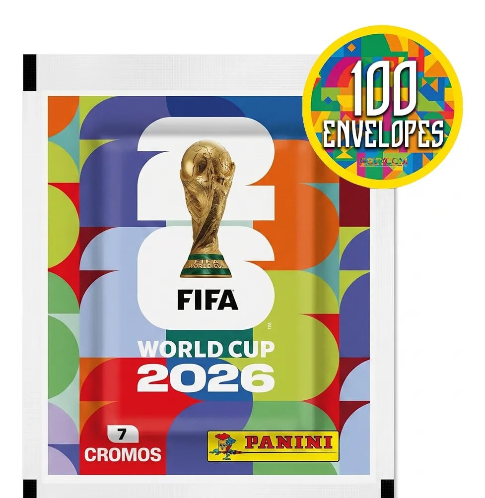 Kit 700 Figurinha Do Álbum Copa Do Mundo 2026 - 100 Envelopes