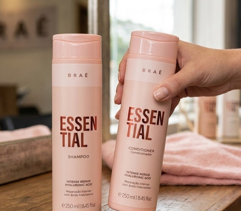Kit Braé Essential Shampoo 250ml  Condicionador 250ml