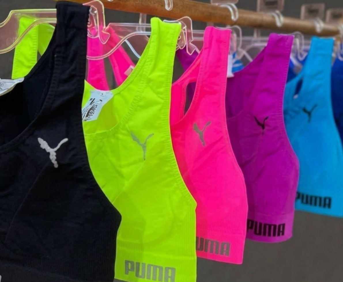 Top Puma Alta Sustentação várias cores