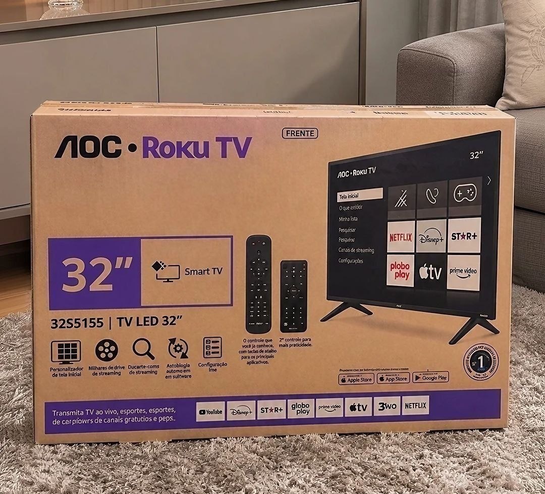 Smart TV AOC 32 DLED Wi-fi Roku TV