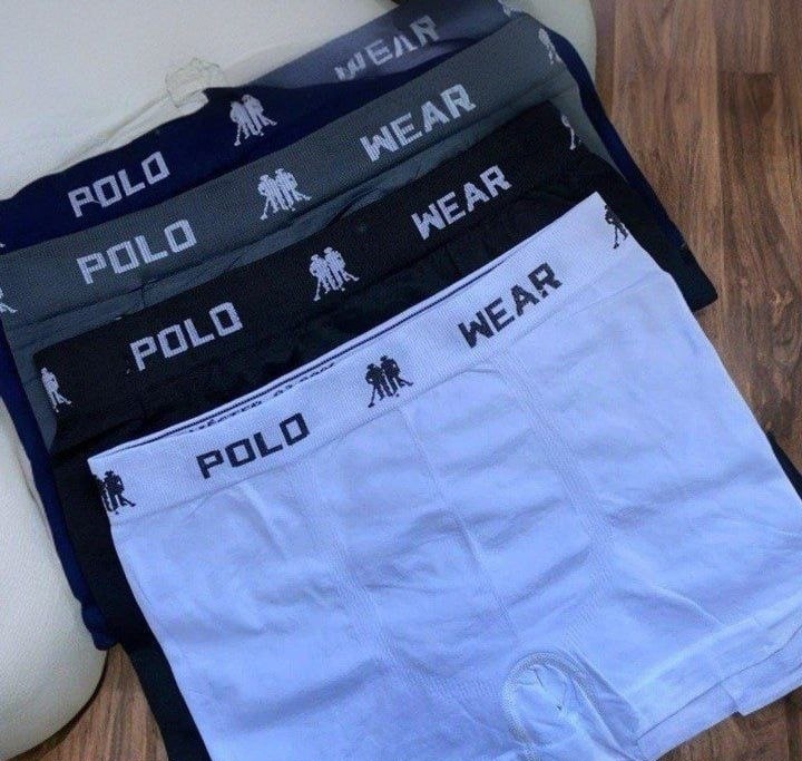 Kit 10 Cuecas Boxer Lisa Polo Wear Sortido