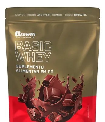 Basic Whey 1kg Growth Supplements - Chocolate