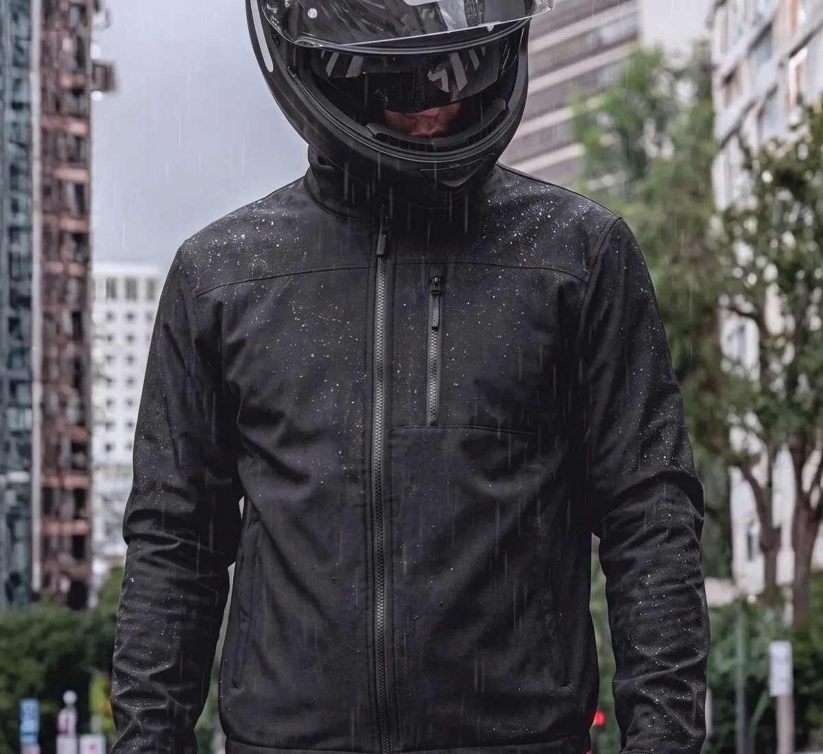 Jaqueta Motoqueiro Impermeável Masculina Com Bolso Style Box