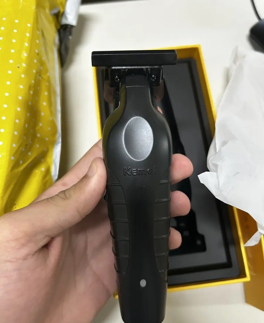 Kemei Maquina De Acabamento Km 2299 Profissional Cor Black