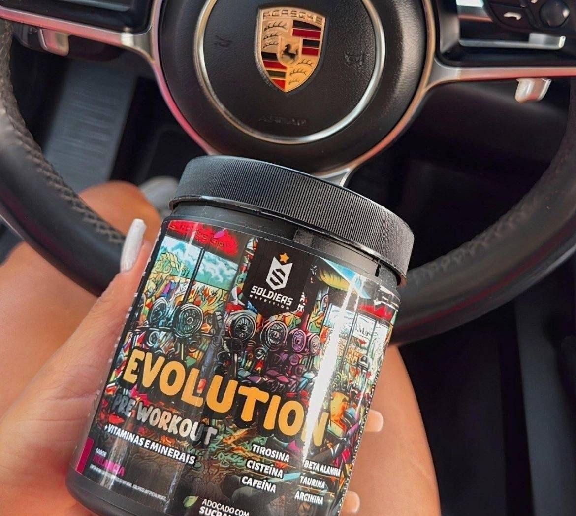 Pré-Treino Evolution Workout 300g Termogênico Sabor Limonada Suiça Soldiers Nutrition