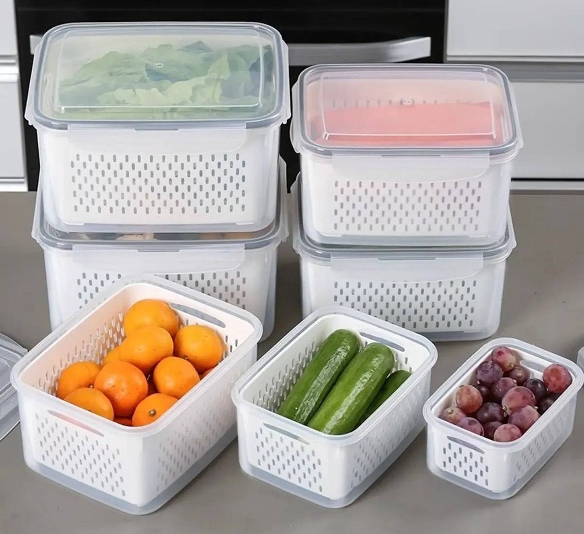 Kit 3 Organizadores Geladeira