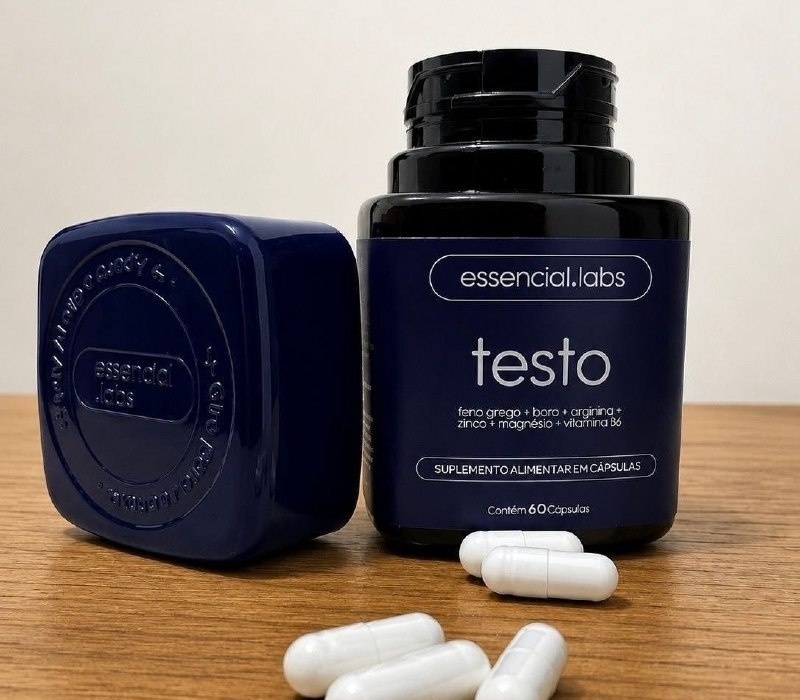 Precursor da Testosterona Testo Essencial 60 Cápsulas