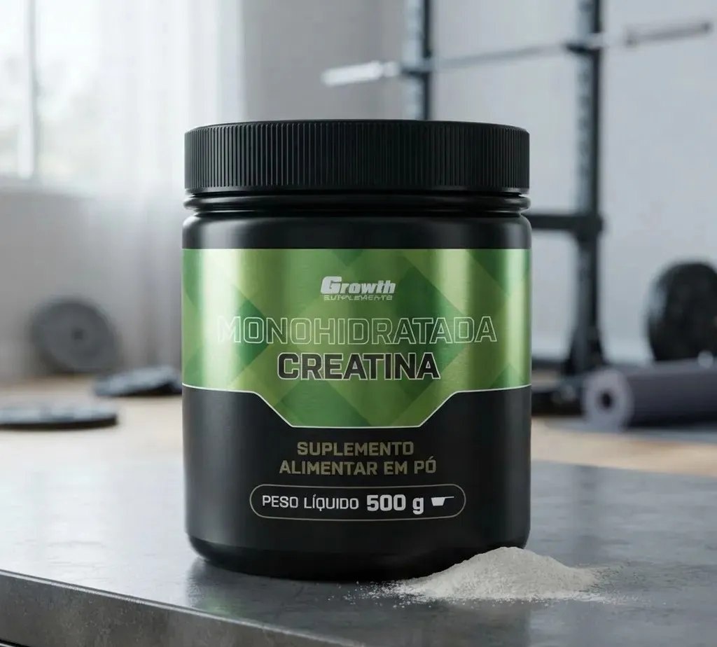 Creatina Monohidratada 500g em Pó Growth