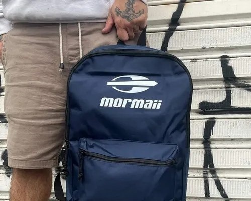 Mochila Mormaii Resistente Casual 21 Litros Básica Azul