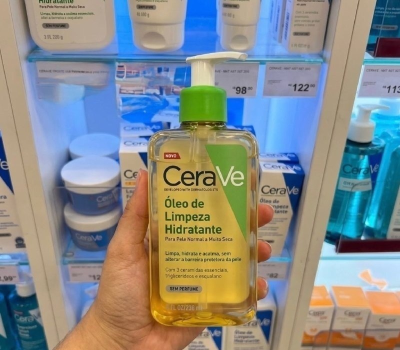 Óleo De Limpeza Facial Hidratante Cerave 236ml