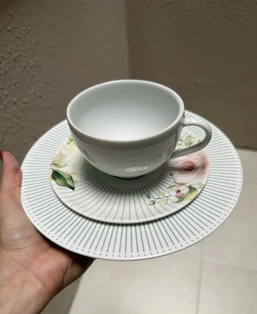 Aparelho De Jantar Tramontina Ornatta 20 Peças Branco
