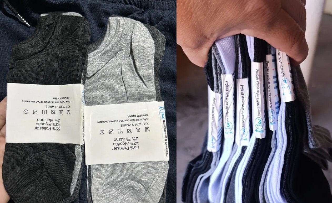 Kit 24 Pares Meia Soquete