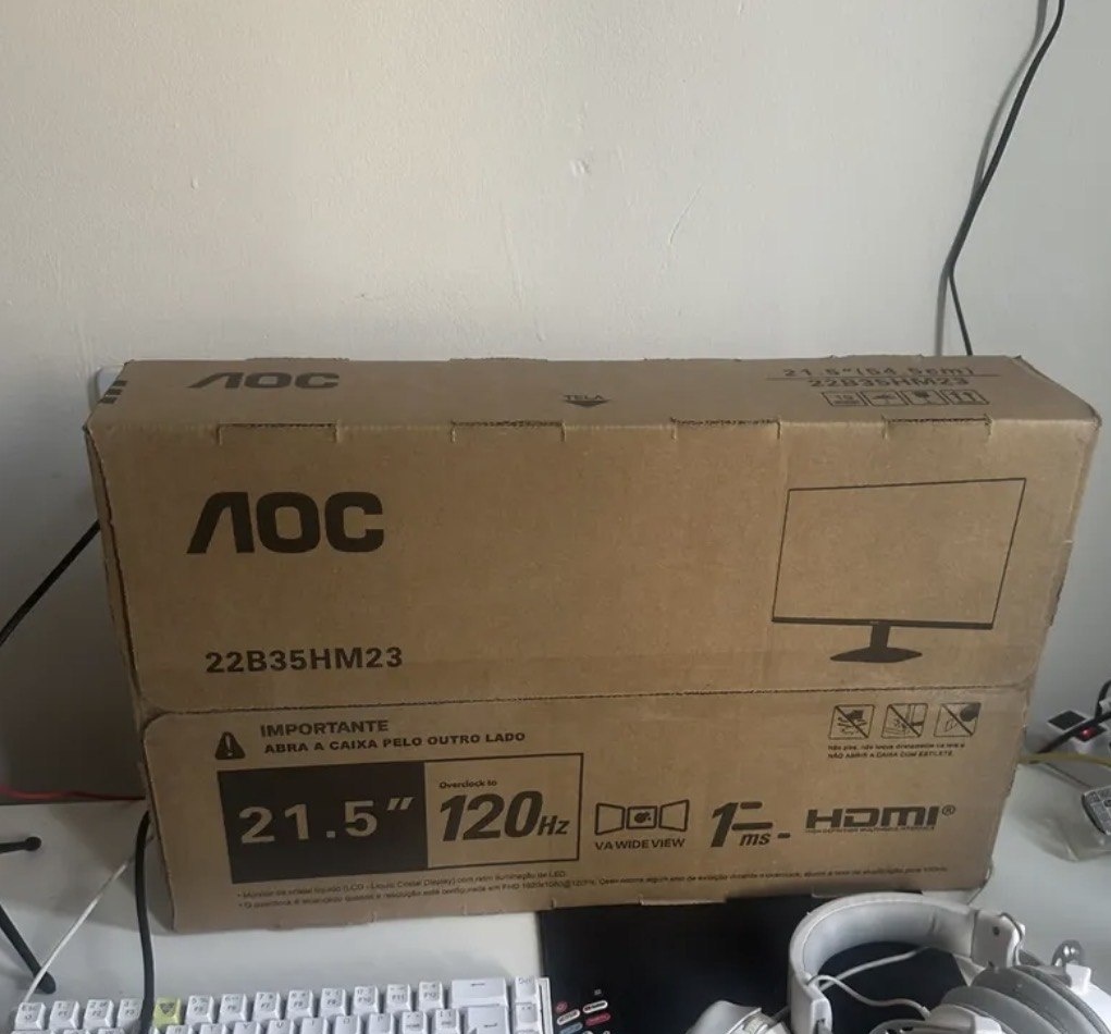Monitor AOC 22 120Hz 1ms Gaming HDMI 22B35HM23 Preto