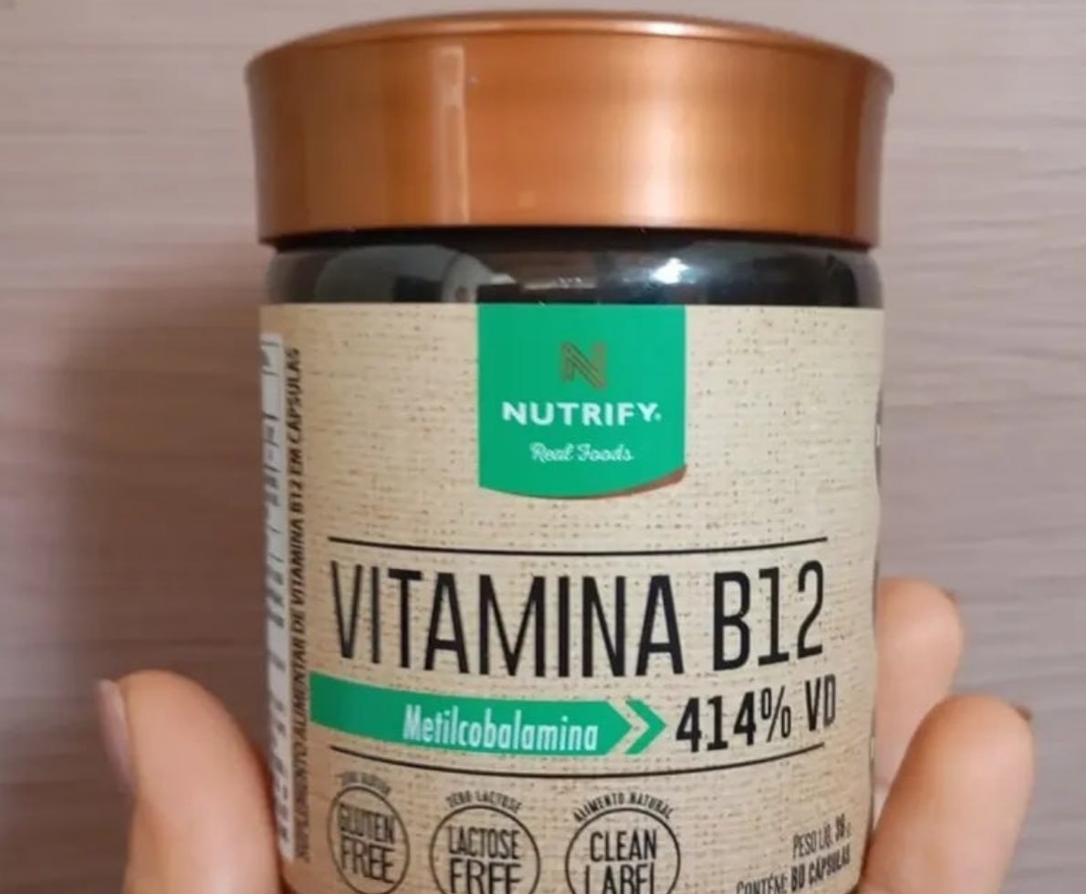 Vitamina B12 Metilcobalamina 414 60caps Nutrify