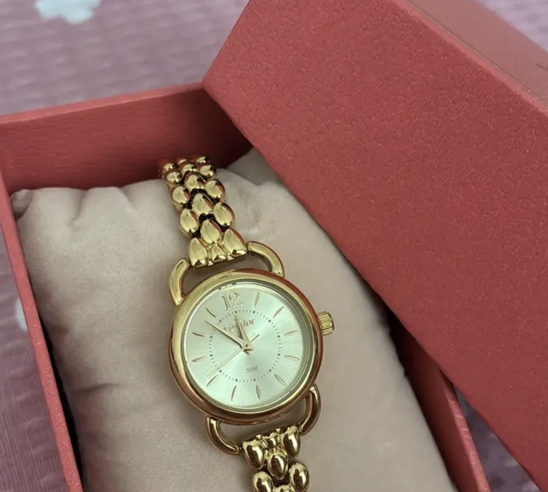 Relógio Feminino Co2035nsi5x Mini Joia Dourado Condor
