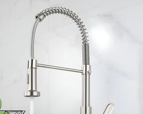 Torneira Cozinha Gourmet Bancada Flexível Monocomando Pia