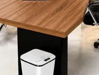 Sensor Infravermelho Automático Lixeira Retangular 16l Usb Branco