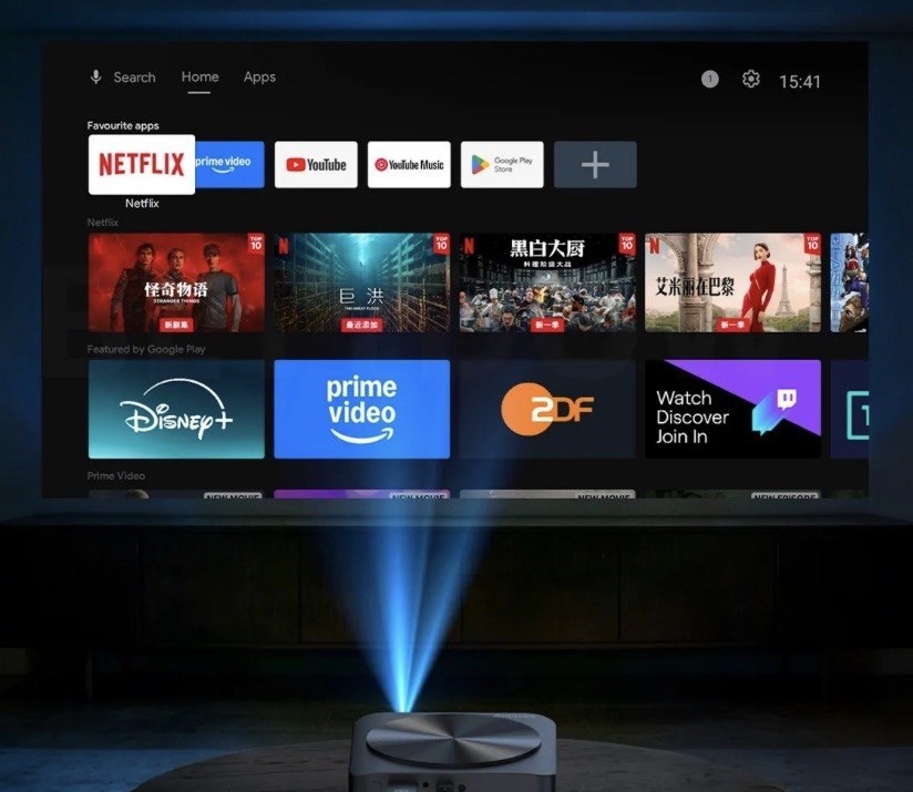 Mini Projetor Bettdow Para Netflix Google Tv Android 13000lm