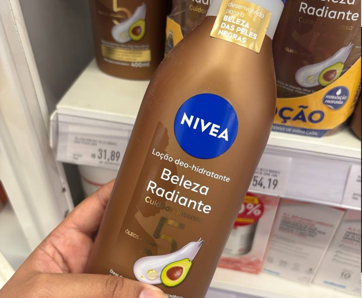 NIVEA Hidratante Desodorante Beleza Radiante Cuidado Intenso 400ml