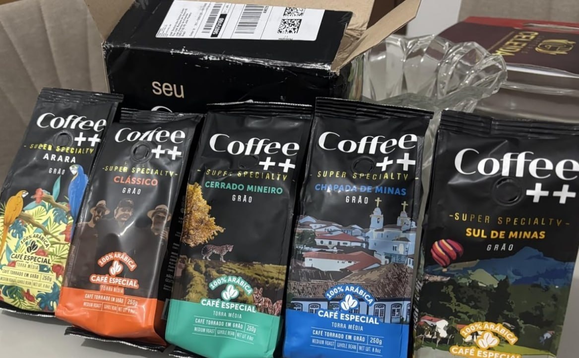 Kit 5 Pacotes Café Especial em Grãos Coffee 5x250g