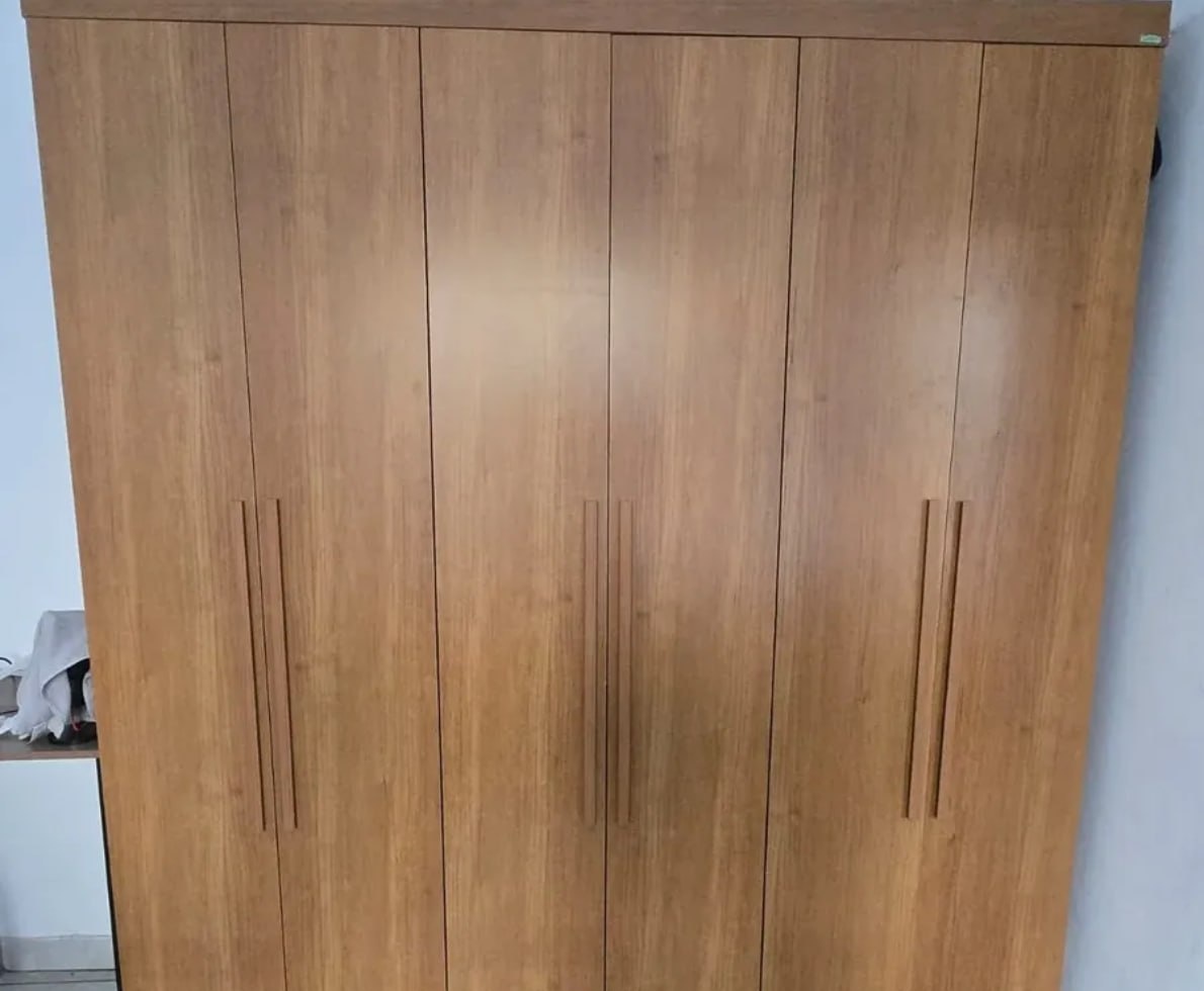 Guarda-roupa Casal 6 Portas 2 Gavetas França