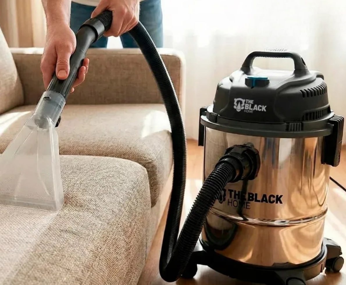Aspirador Pó e Água Inox Turbo 12L 1200w 220v - The Black Tools
