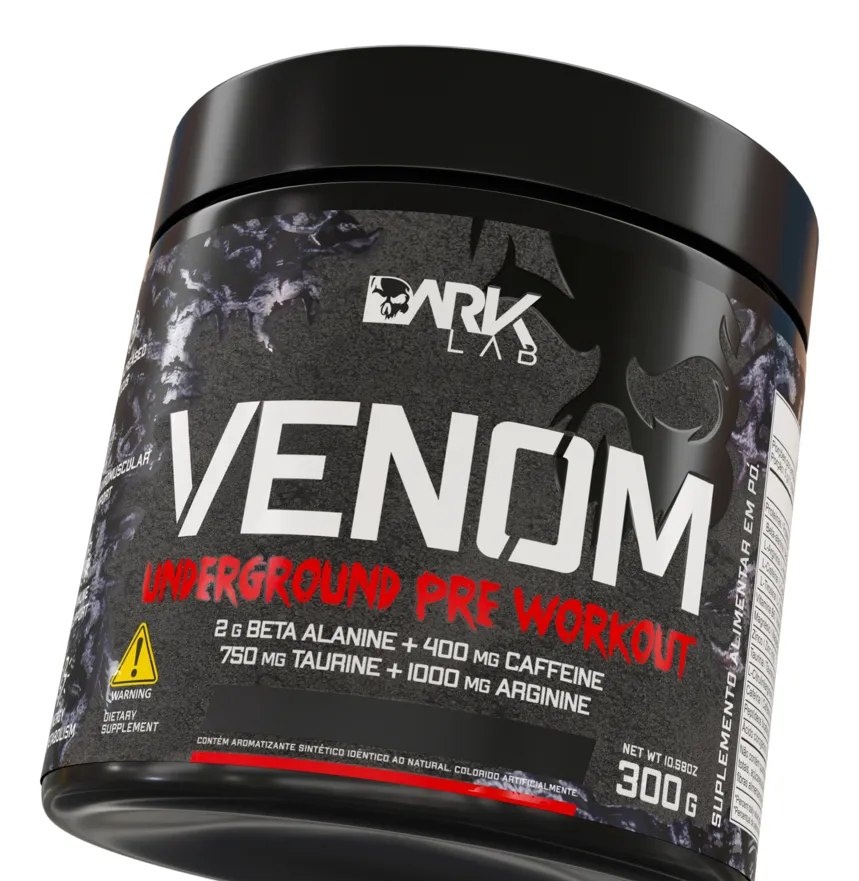 Pre Treino Venom Underground 300g Mango Loko Dark Lab - 60 Doses
